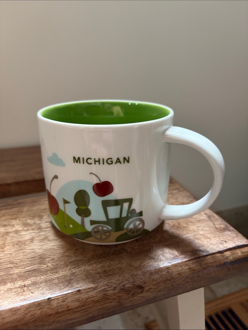 Starbucks Michigan you are here collection 14 oz mug cherry